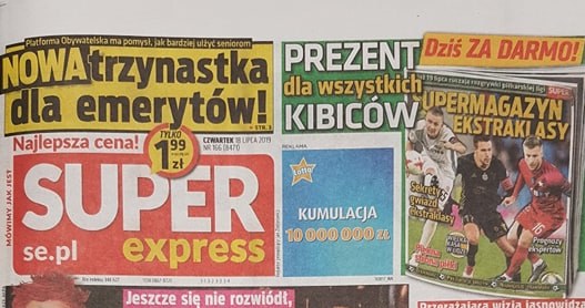 Niedawna okłada "Super Expressu", na której zamieszczono zdjęcia Michała z przyjaciółką! /materiał zewnętrzny