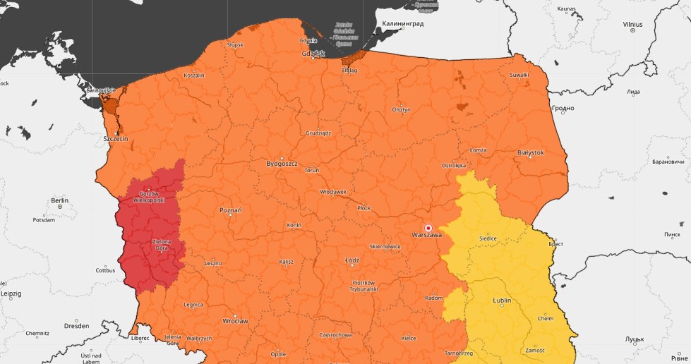 Niedziela będzie upalna, nawet 35 stopni w cieniu (Źródło: IMGW) /