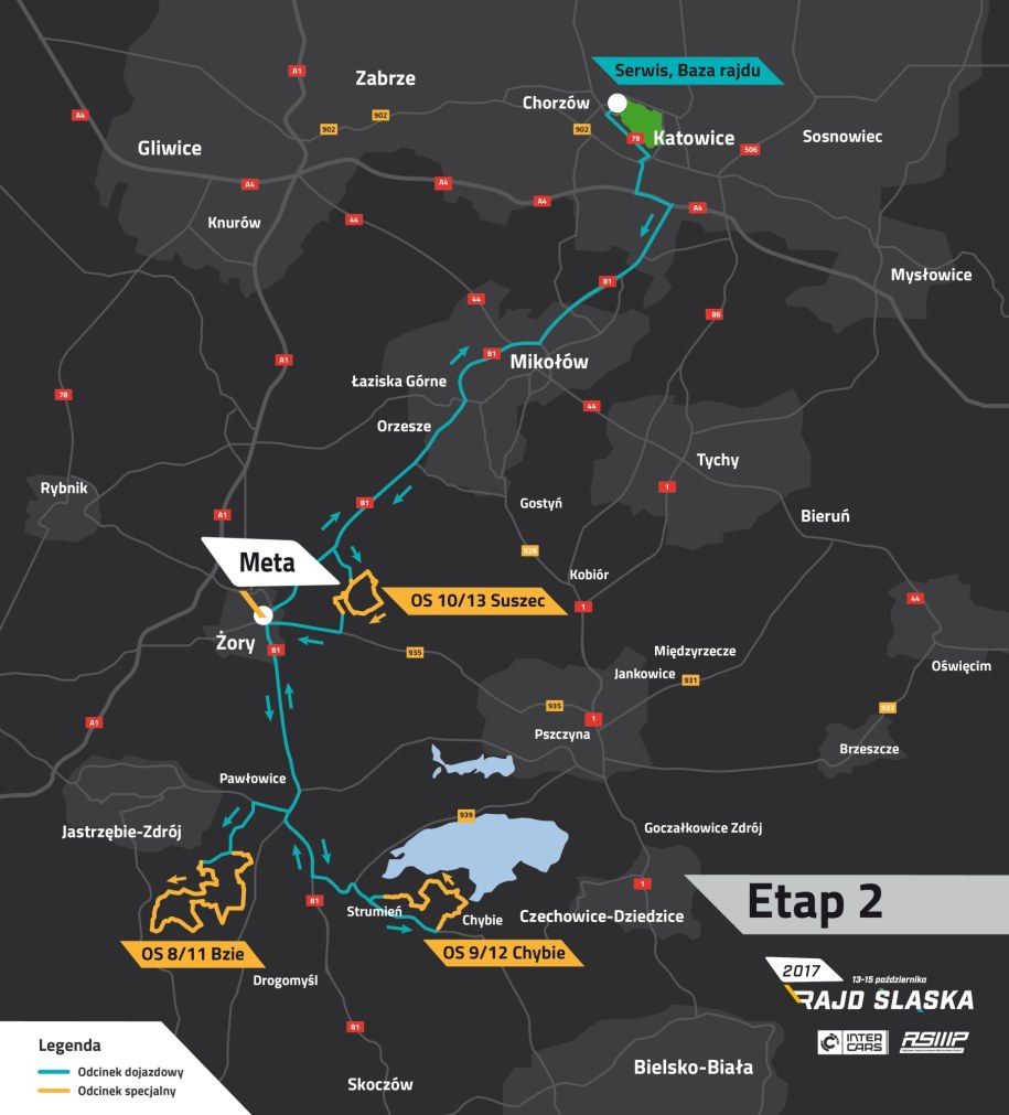 Niedzielne odcinki rajdu /Materiały prasowe