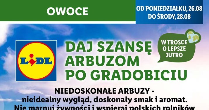 Nieidealne arbuzy w ofercie Lidla /Lidl /INTERIA.PL