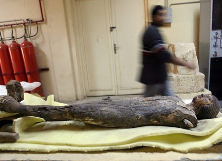 Niektóre mumie, w niezłym stanie, przetrwały do dziś... /AFP