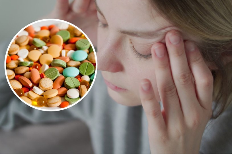 Niektóre objawy, takie jak ból głowy, nudności czy przewlekłe zmęczenie, mogą być wywołane nadmiarem witamin w organizmie /123RF/PICSEL