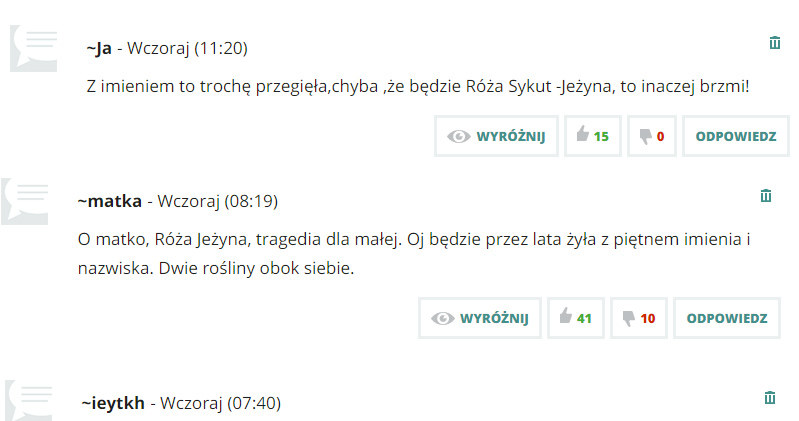 Niektórzy internauci krytykują wybór Pauliny i Piotra /pomponik.pl