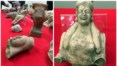 Nielegalne wykopaliska, warte miliony euro zabytki starożytności. Szajka szabrowników rozbita