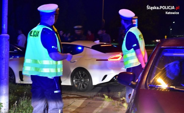 Nielegalne wyścigi w Katowicach. Policja nałożyła 34 mandaty