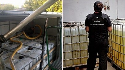 Nielegalny olej napędowy przewożony w niebezpieczny sposób. 2 osoby zatrzymane