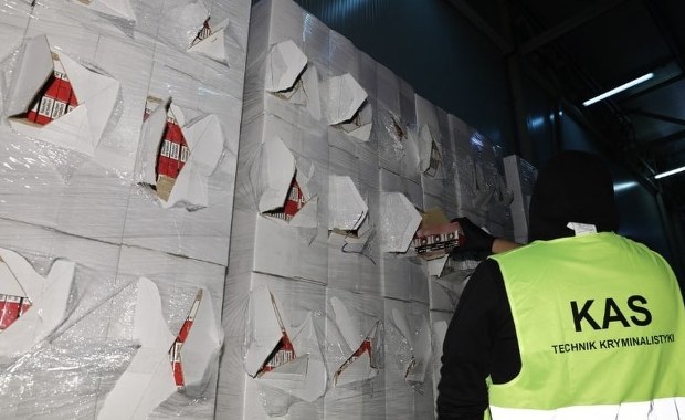 Nielegalny towar przechwycony na A4. Wartość zwala z nóg