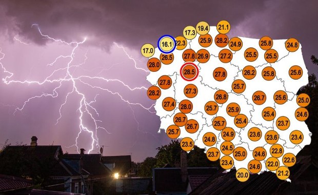 Niemal 29 stopni. Po gorącej majówce czeka nas pogodowa huśtawka