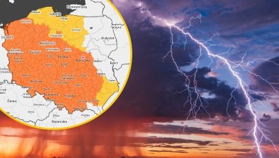 Niemal cała Polska w alertach. Potężne burze, grad i nawet 34 stopnie
