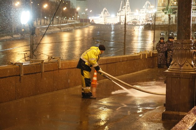 Niemcowa zamordowano niemal przed murami Kremla /Sergei Ilnitsky /PAP/EPA