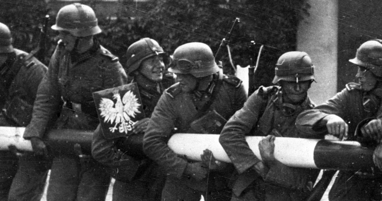 Niemcy na polskiej granicy 1 września 1939 roku /archiwum /PAP