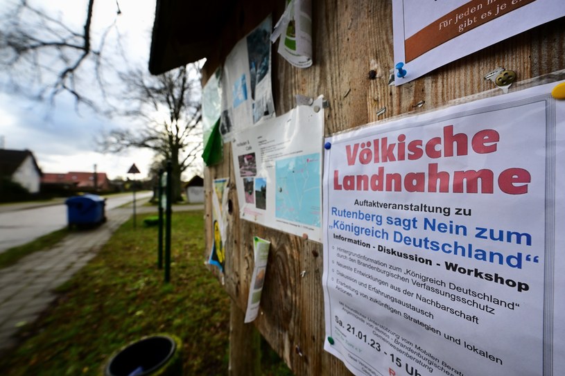Niemcy: "Obywatele Rzeszy" chcą przejąć miasto w niedaleko Berlina