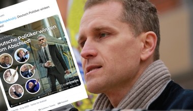 Niemcy: Poseł AfD opublikował fotomontaż. Hajlujący Scholz i Merkel
