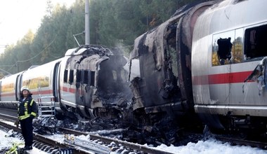 Niemcy: Pożar w pociągu osobowym