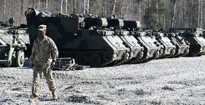 Niemcy. Słychać głośne wybuchy. Ukraińscy żołnierze na szkoleniu