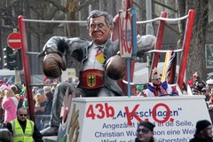 Niemcy śmieją się z Christiana Wulffa. Były prezydent bohaterem karnawałowych pochodów 