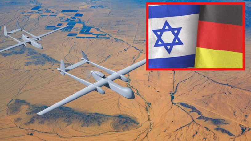 Niemcy udostępniają ważne drony Izraelowi /@MilAvHistory /Twitter