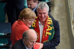 Niemcy wygrali! Tak się cieszy kanclerz Angela Merkel