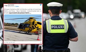 Niemcy: Wypadek polskiego busa. Dziewięć osób jest rannych