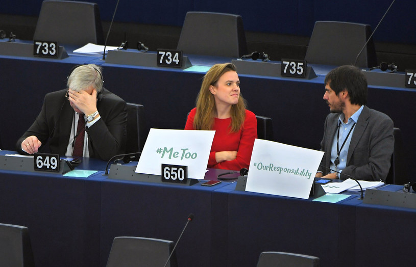 Niemiecka europosłanka Terry Reintke włączyła się w akcję #metoo /AFP