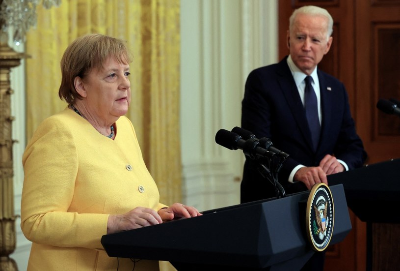Niemiecka kanclerz Angela Merkel i prezydent USA Joe Biden /CHIP SOMODEVILLA / GETTY IMAGES NORTH AMERICA / Getty Images via AFP /AFP