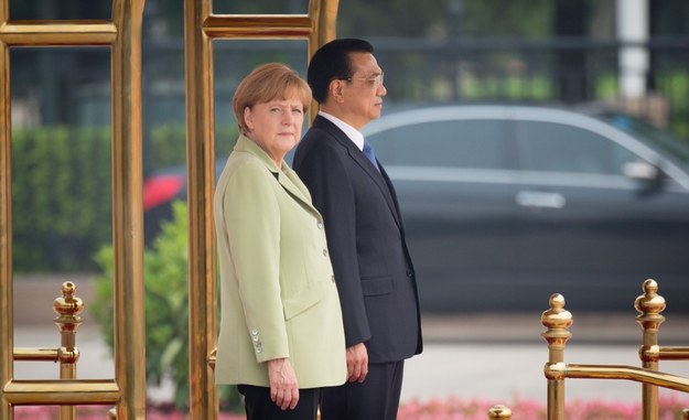 Niemiecka kanclerz z wizytą w Chinach /Kay Nietfeld  /PAP/EPA