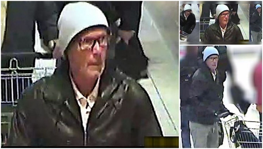 Niemiecka policja publikuje zdjęcia szantażysty pochodzące z nagrań sklepowych /Twitter /