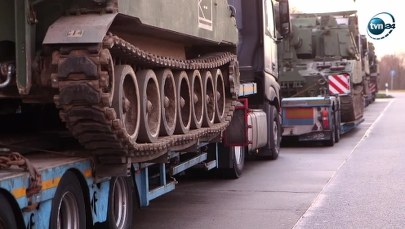 Niemiecka policja zatrzymała konwój amerykańskich czołgów z Polski. Były za ciężkie 