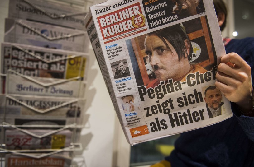 Niemiecka prasa jest dla Lutza Bachmanna bezlitosna /AFP