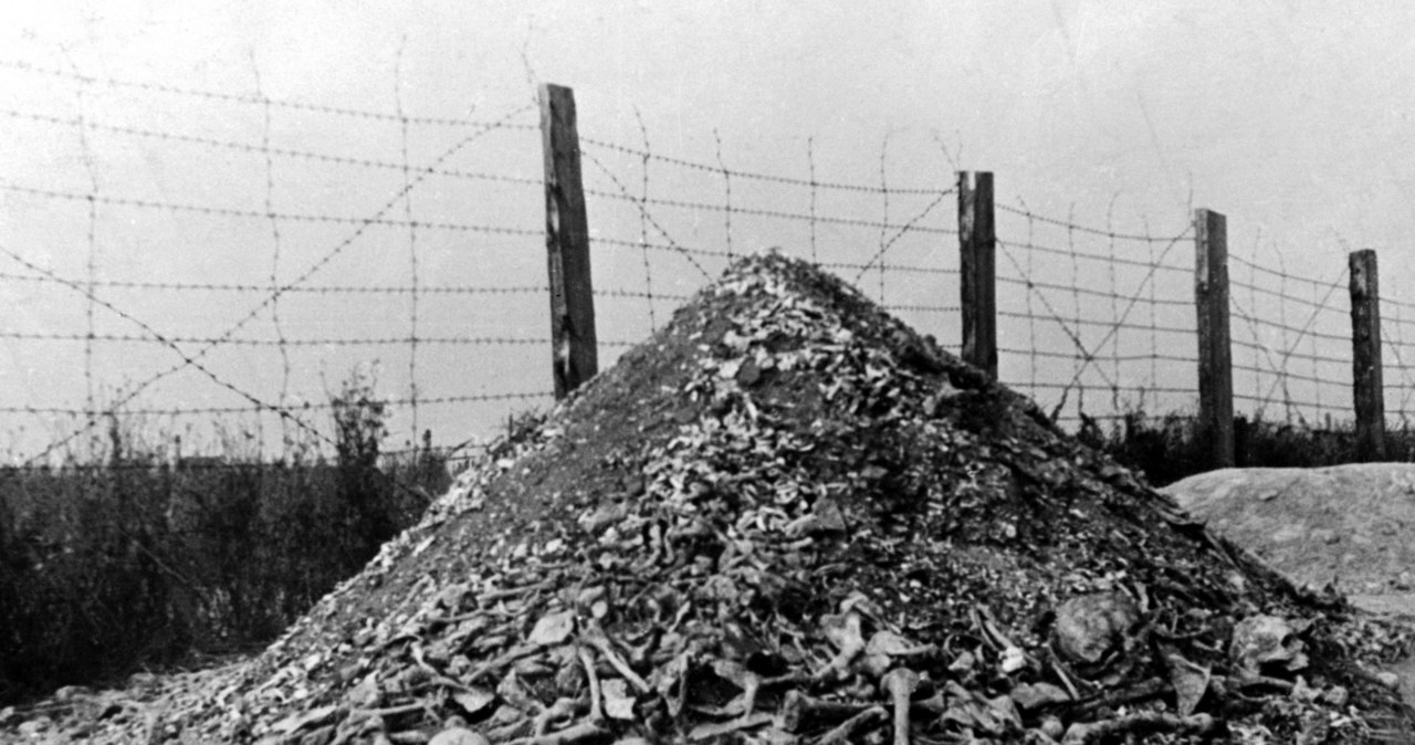 Niemiecki obóz zagłady Majdanek. Zdjęcie z 1944 roku /AFP