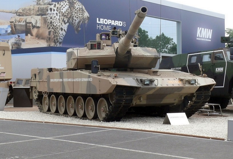 Niemieckie czołgi w najnowszej wersji Leopard 2A7 /Wikipedia