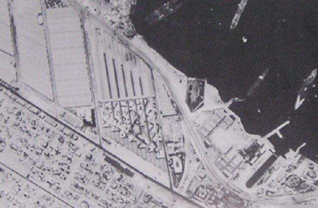 Niemieckie zdjęcie lotnicze portu w Aleksandrii /Bundesarchiv /INTERIA.PL/materiały prasowe