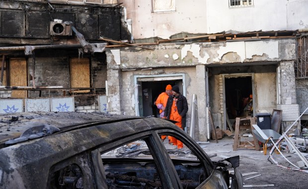 Niemowlę wśród rannych po ataku rosyjskich dronów na Odessę