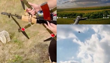 Niemożliwe? To patrzcie! Ukraiński dron z karabinem szturmowym AK-47