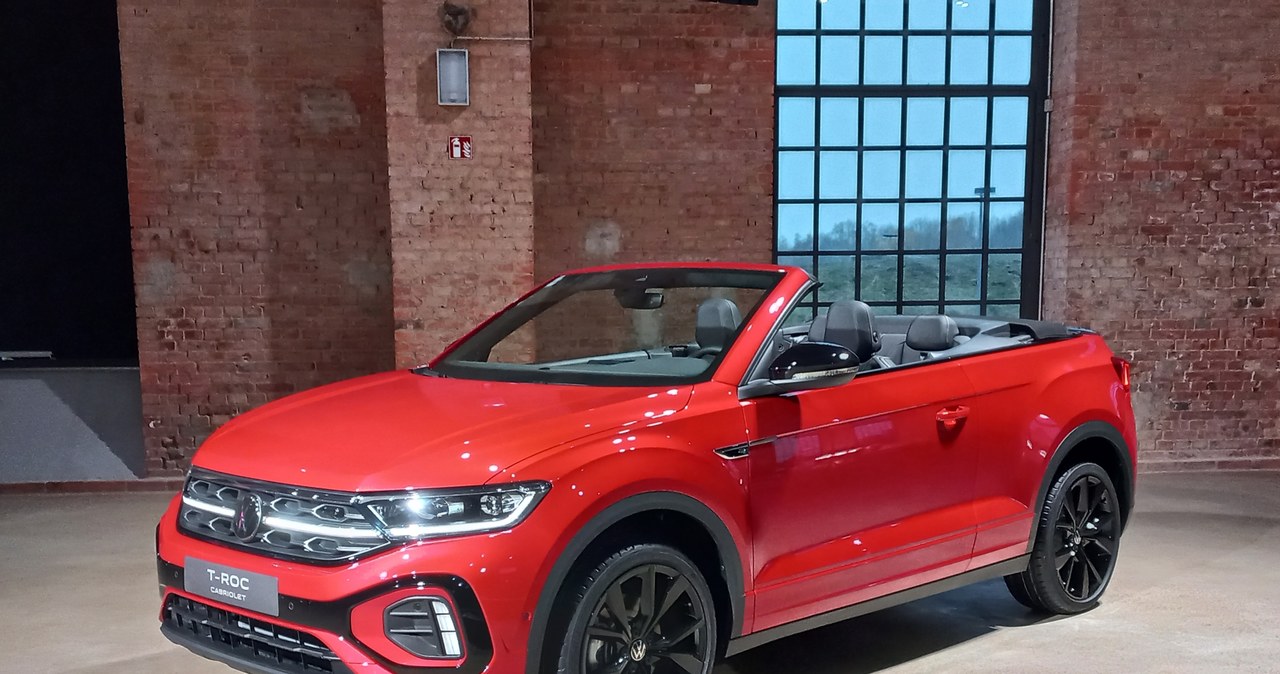 NIeoferowany na polskim rynku Volkswagen T-Roc Cabriolet. /INTERIA.PL