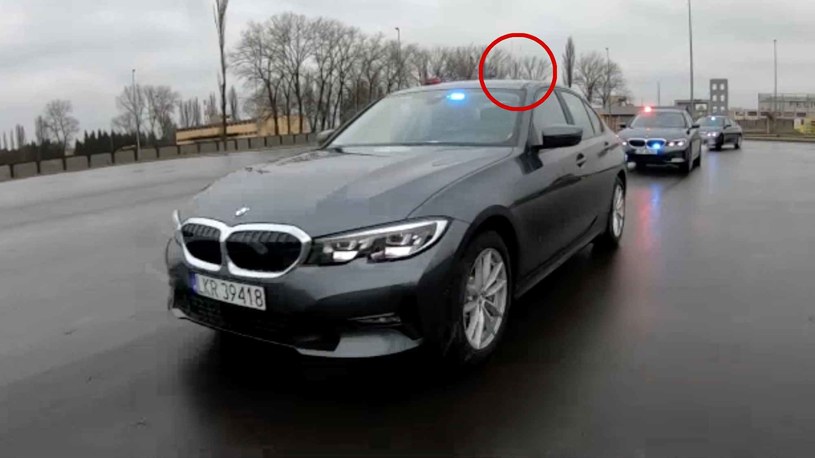 nieoznakowany radiowóz BMW /Policja