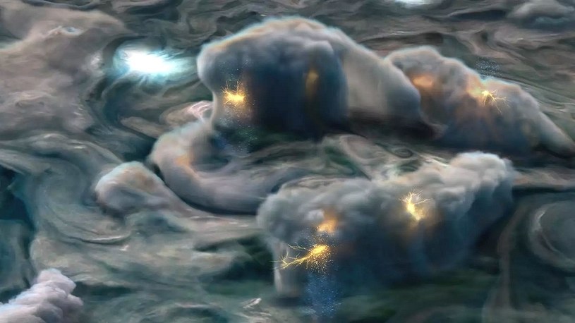 Niesamowita animacja NASA pokazuje, jak powstają burze na Jowiszu [FILM] /Geekweek