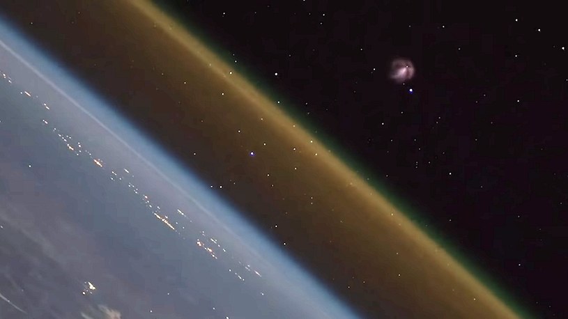 Niesamowite ujęcie z pokładu stacji kosmicznej na start statku Progress /Geekweek
