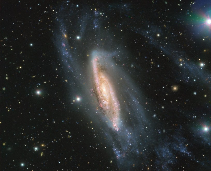 Niesamowite zdjęcie galaktyki spiralnej NGC 3981 /materiały prasowe