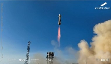 Niesamowity lot załogowej rakiety rywala Elona Muska