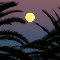 Niesamowita pełnia księżyca w Hiszpanii 