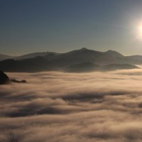 Wschód słońca w Pieninach