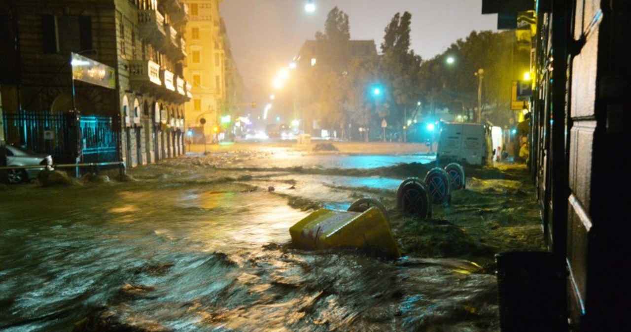 Niespodziewana powódź we włoskiej Genui!