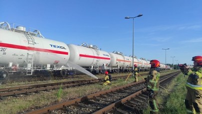 Nieszczelna cysterna z gazem na przejściu granicznym w Braniewie