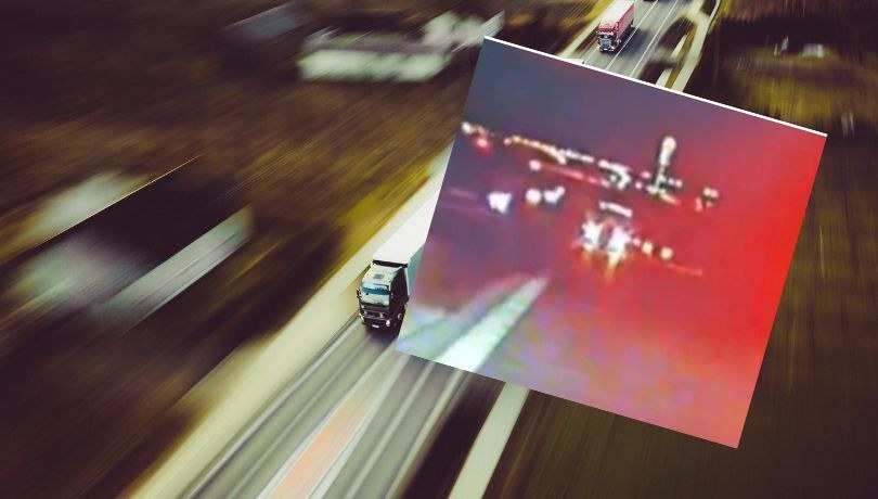 Nietrzeźwy kierowca ciężarówki wjechał "pod prąd" na S& /Policja /Shutterstock