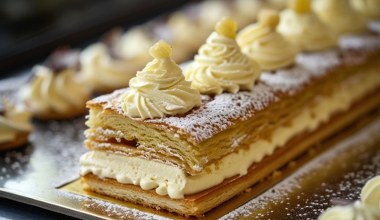 Nietypowe deser na Boże Narodzenie. Waniliowe ciasto Śnieżne Zaspy 