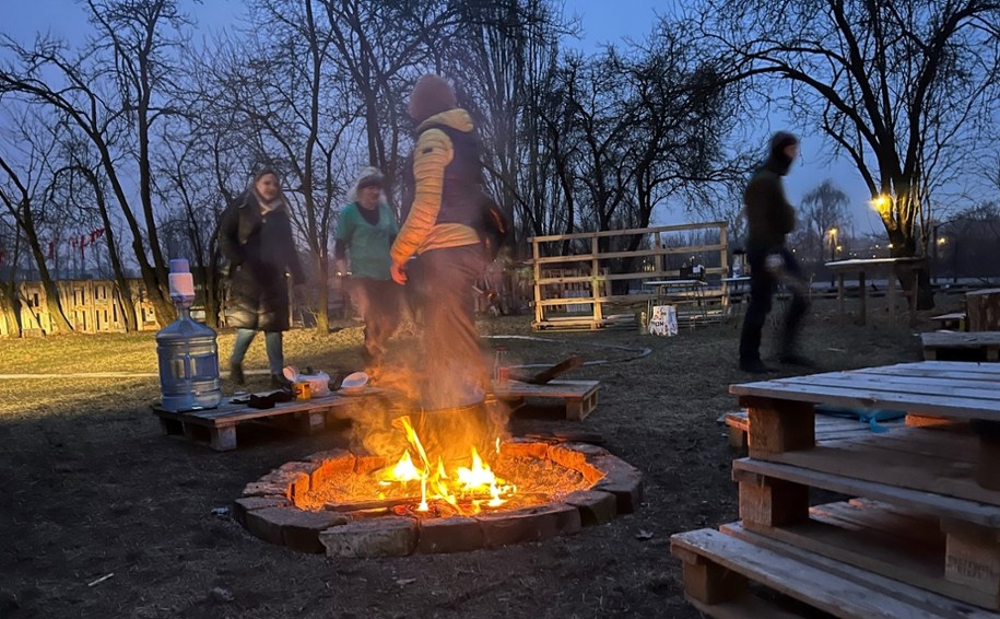 Nietypowe "kąpielisko" w centrum Lublina /Dominik Smaga /RMF FM