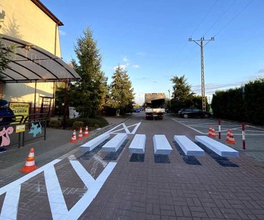 Nietypowe przejścia dla pieszych już są na polskich drogach