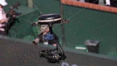 Nietypowe sceny w Indian Wells. Mecz Alcaraza ze Zverevem przerwał rój pszczół