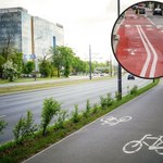 Nietypowy pas dla rowerów w Łodzi. Droga podzieliła kierowców i rowerzystów